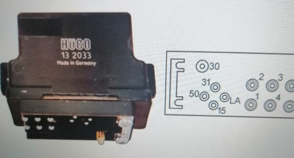 Centralina candelette mercedes 12v 11pin HUCO