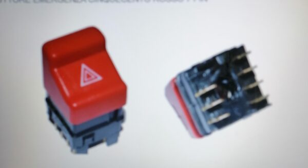 Interruttore emergenza 500 rosso 7pin      ANSOR